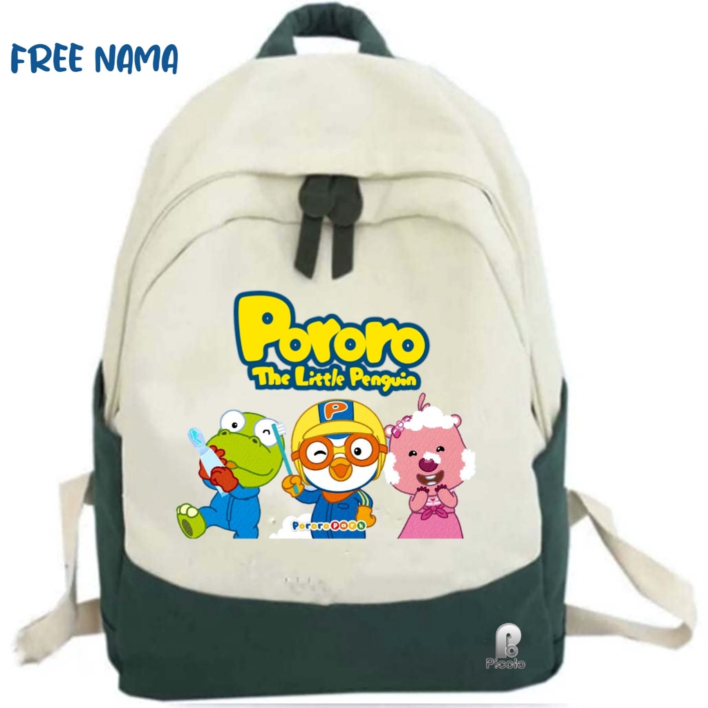 Tas Sekola Anak-anak SD Tas Backpack pororo the little penguin