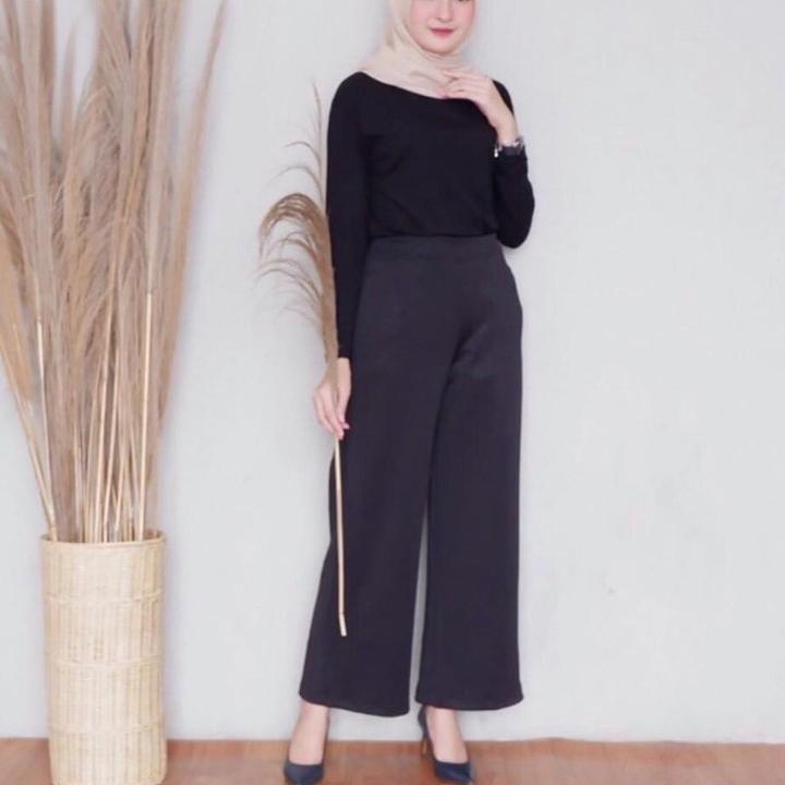 Sale Celana Kulot Scuba Premium/ Kulot Premium Scuba / Celana Leony Kulot Scuba