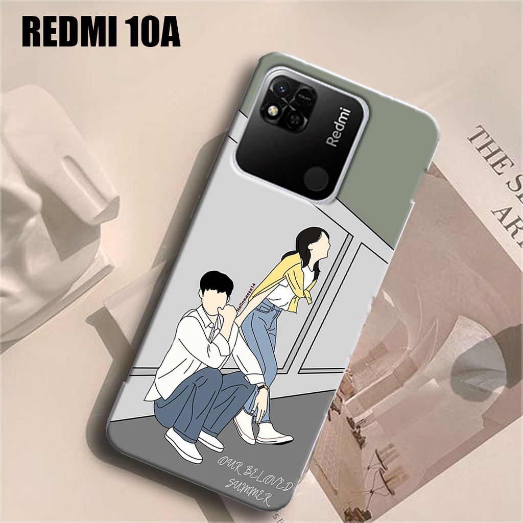 Case Hp Redmi 10A  - Casing Hp Redmi 10A - Elzora.id - Fashion Case Couple - Case Cewek - Case Cowok