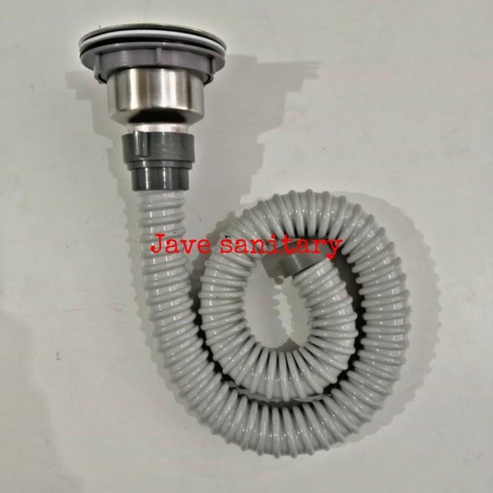 Selang pembuangan Bak cuci piring TEBAL + Afur STAINLESS