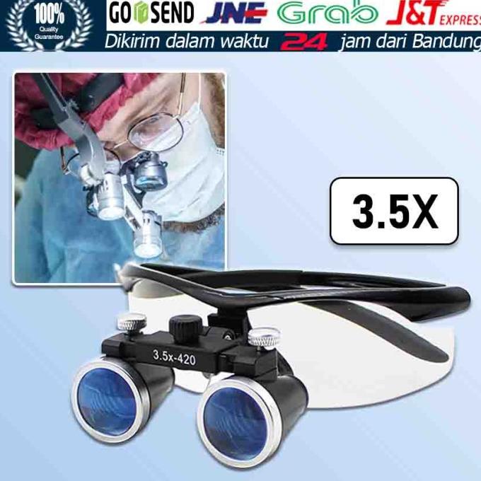 

*$*$*$*$] 3.5X Dental Kaca Mata Dental Loupe Kacamata Pembesar Loupe Lup