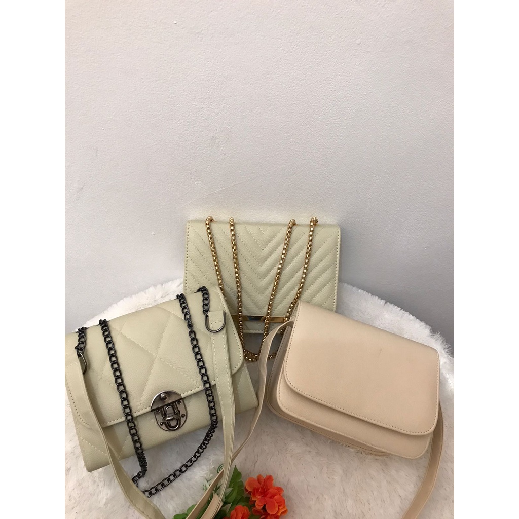 Paket Bundling 3 in 1 Tas Selempang Wanita - Slingbag - Paket Usaha Tas - Irvanbagshop
