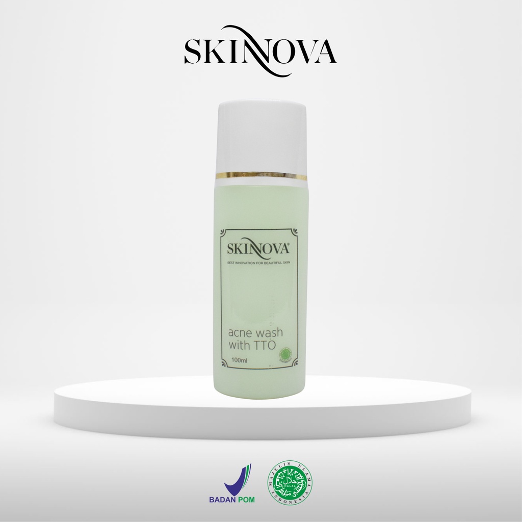 SKINNOVA SABUN WAJAH ACNE WASH WITH TTO - Untuk wajah berjerawat