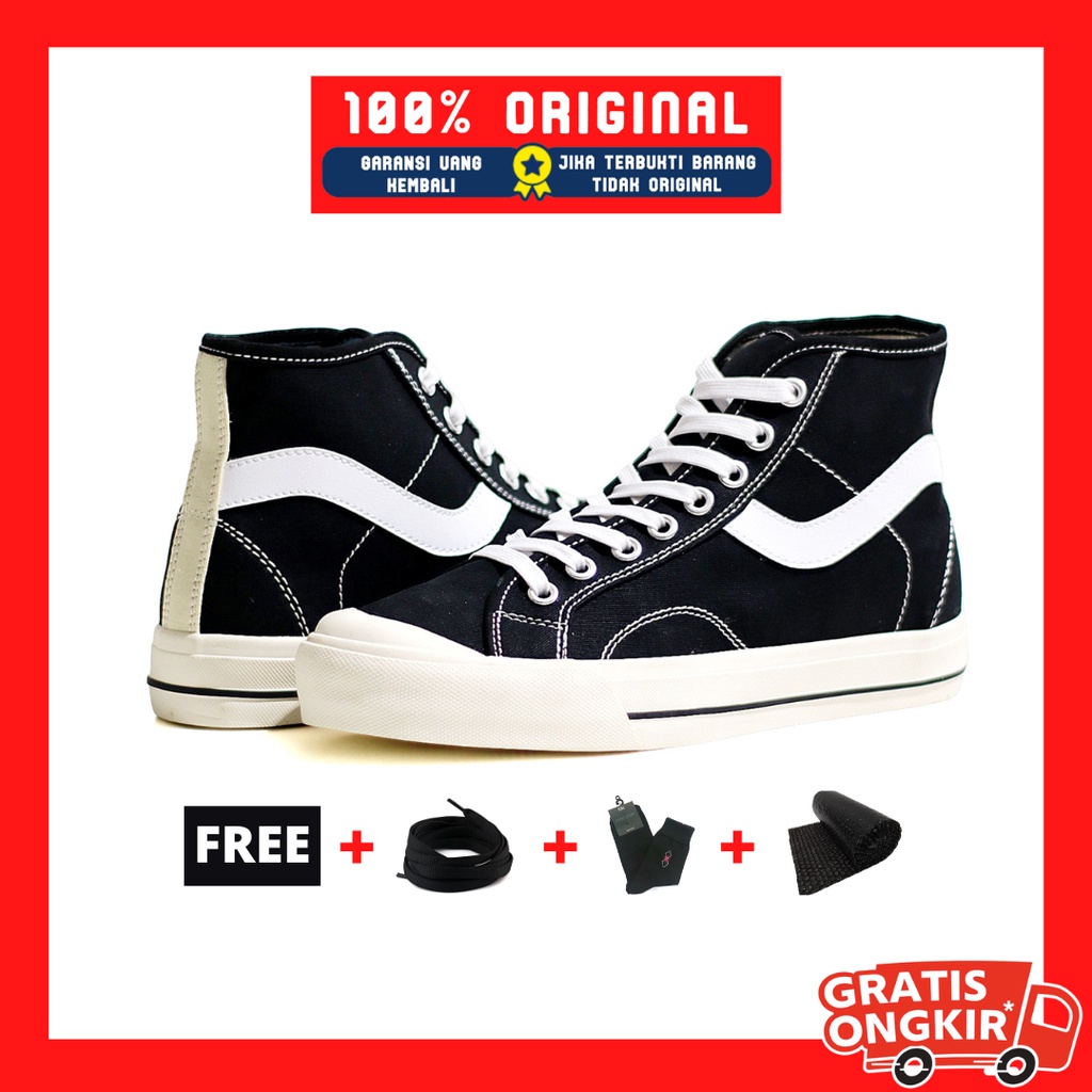 Original Not Sepatu Ventela Public High Sneakers Lokal Casual Pria dan Wanita Hi