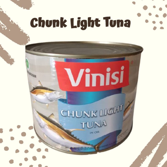 

Ikan Kaleng Tuna Kaleng Vinisi 1.8 Kg Di Jamin Termurah Se-Indonesia !!