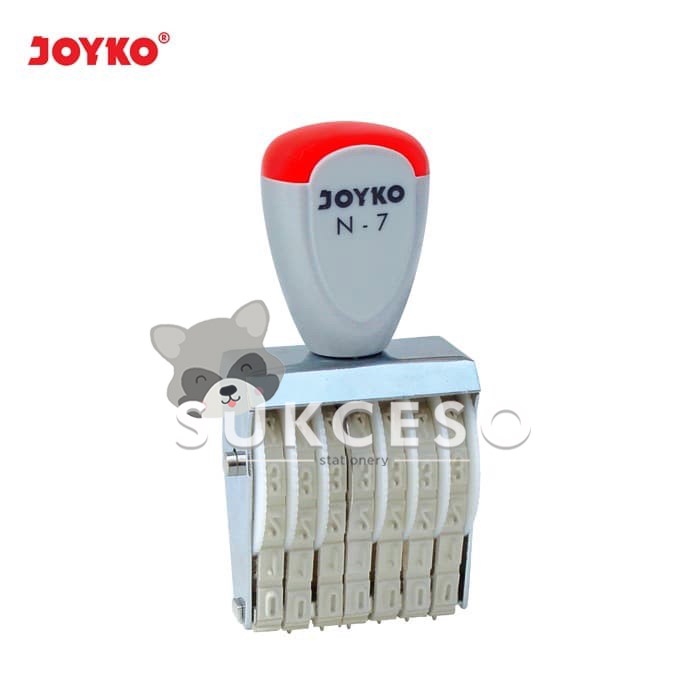 

Joyko Number Stamp N-7 /Stempel Angka Nomor 7 Digits