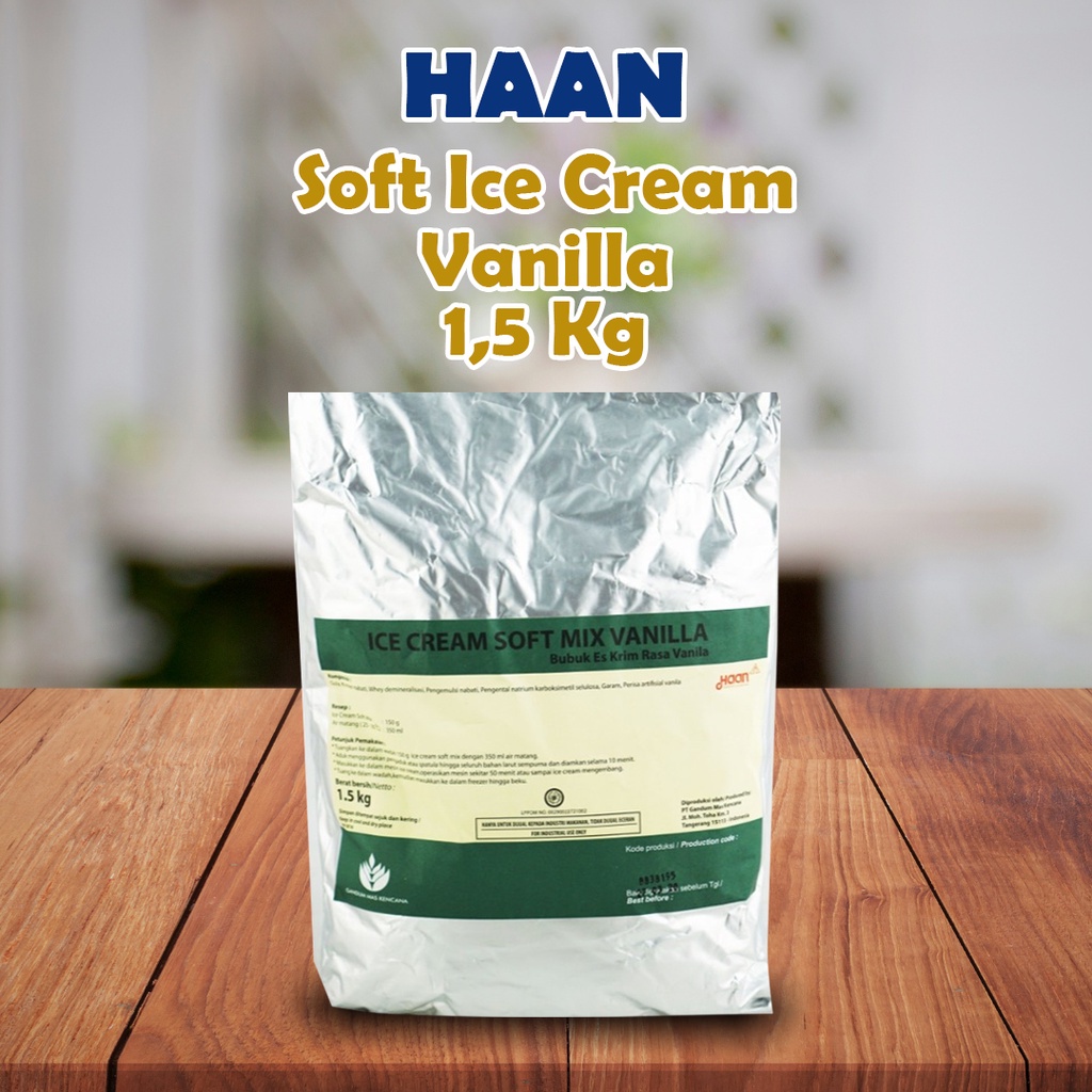 Jual Haan Soft Ice Cream 1.5 Kg Vanilla Shopee Indonesia