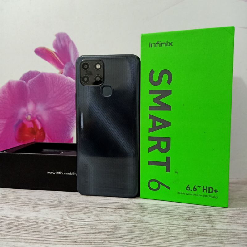 Smart 6 RAM Infinix 3/64 Second Mulus Fullset