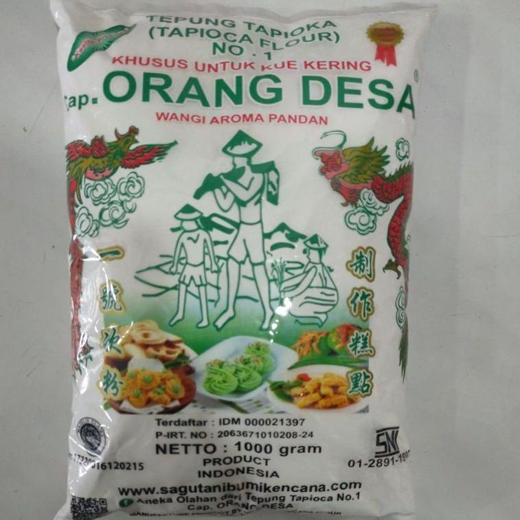 

Bisa COD Orang Desa tapioka Pandan wangi 1kg !!