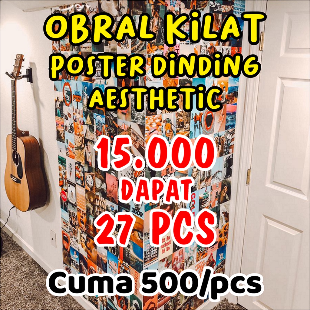 Jual Poster Dinding Aesthetic Poster Estetik Poster Murah Poster Kamar