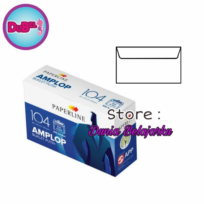 

Hot Sale Amplop Surat Paperline 104 Tebal 80 Gsm Amplop Putih Polos Seal & Peel Terbatas