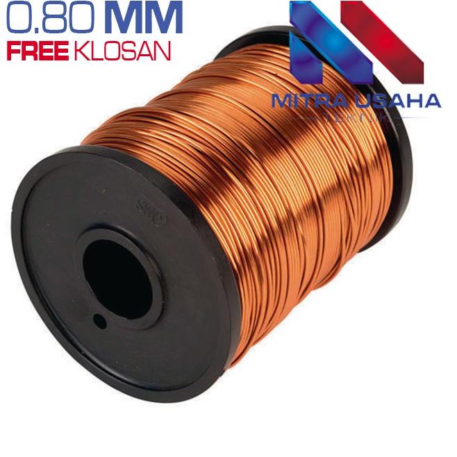 TRA.31Oc22ј ‑ KAWAT TEMBAGA EMAIL 0.80 MM ENAMEL WIRE COOPER GULUNG DINAMO ILMAIL 0.8 0,8 080 0,80