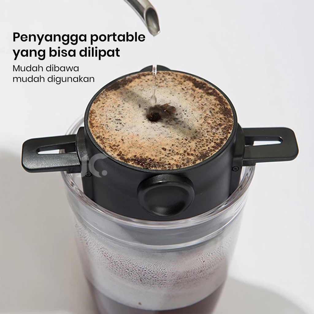 PORTABLE V60 COFFEE DRIPPER KOPI FILTER MANUAL BREW TRAVEL