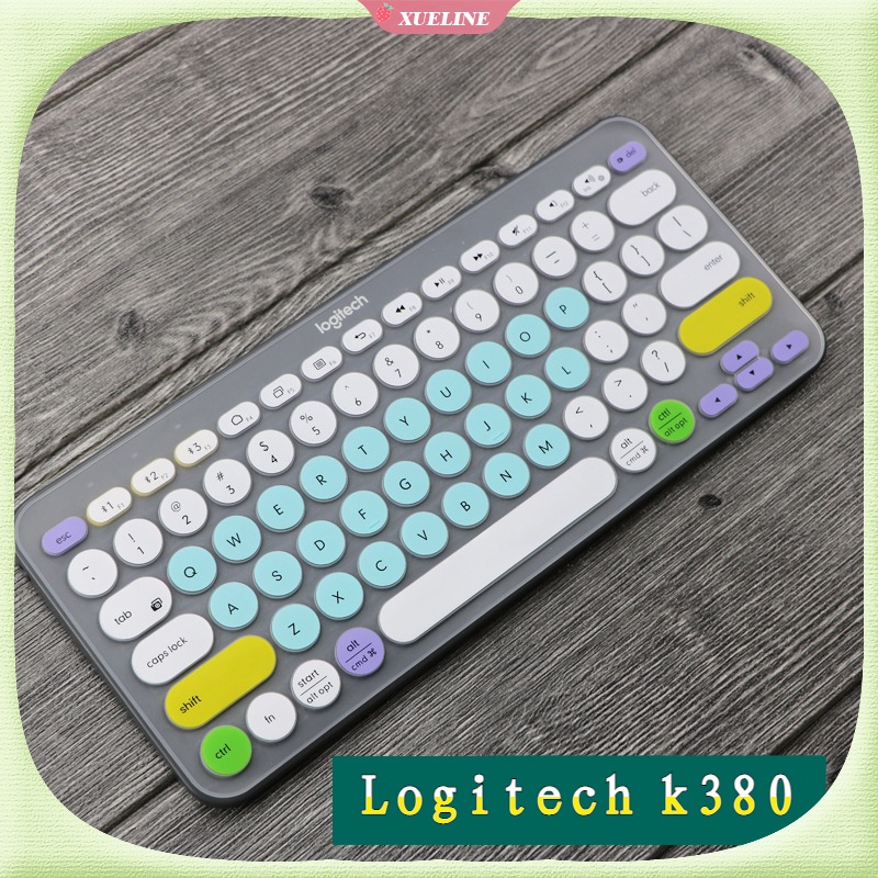 Logitech K380 Cover Pelindung keyboard Wireless Bahan Silikon Anti Debu / Air Ukuran ZXL