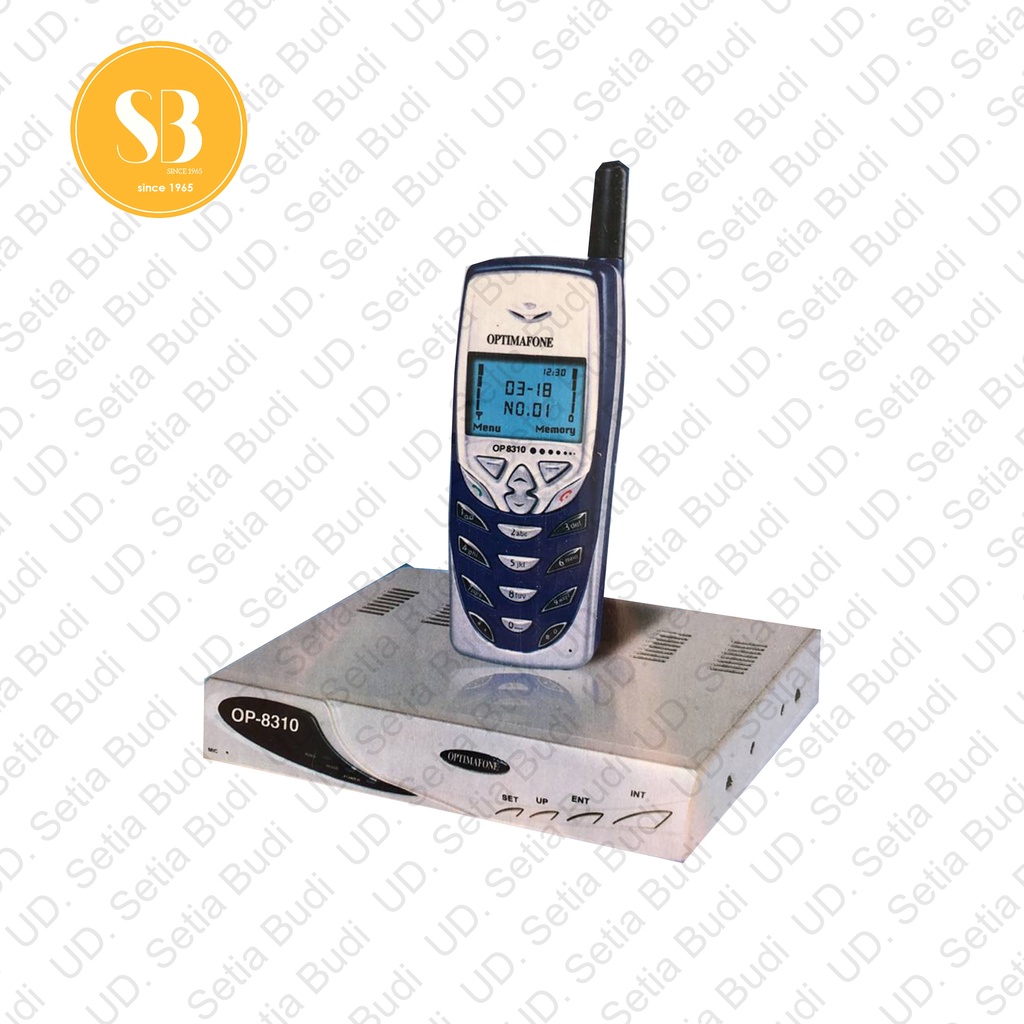 Telepon Cordless / Wireless Optimafone Jarak 40KM OP-8310 Baru dan Murah