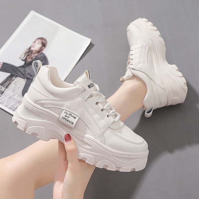 (FREE KAOS KAKI &amp; BOX) SN023 SEPATU SNEAKERS WANITA IMPORT KOREA FASHION