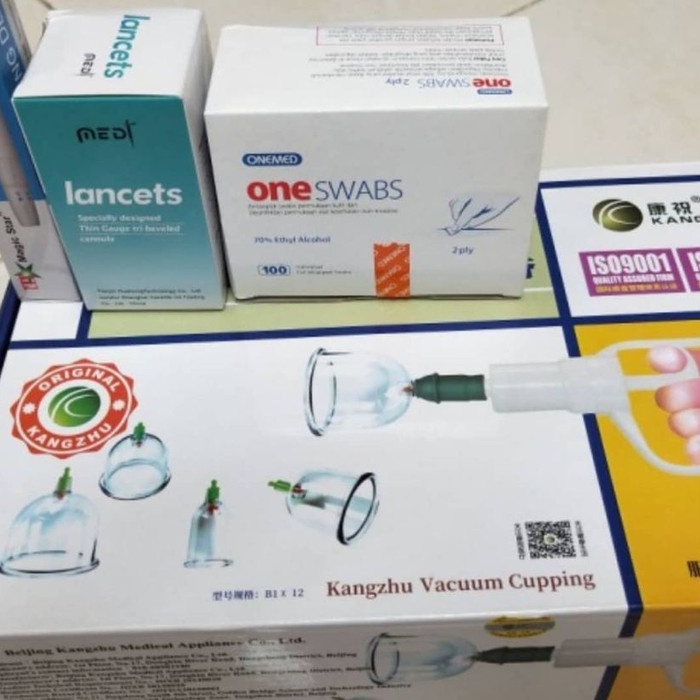 alat bekam kangzhu 12 cup