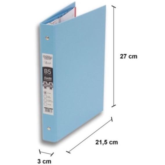 

Bantex Binder B5 / Binder A5 - 26 Ring / 20 Ring Warna Pastel
