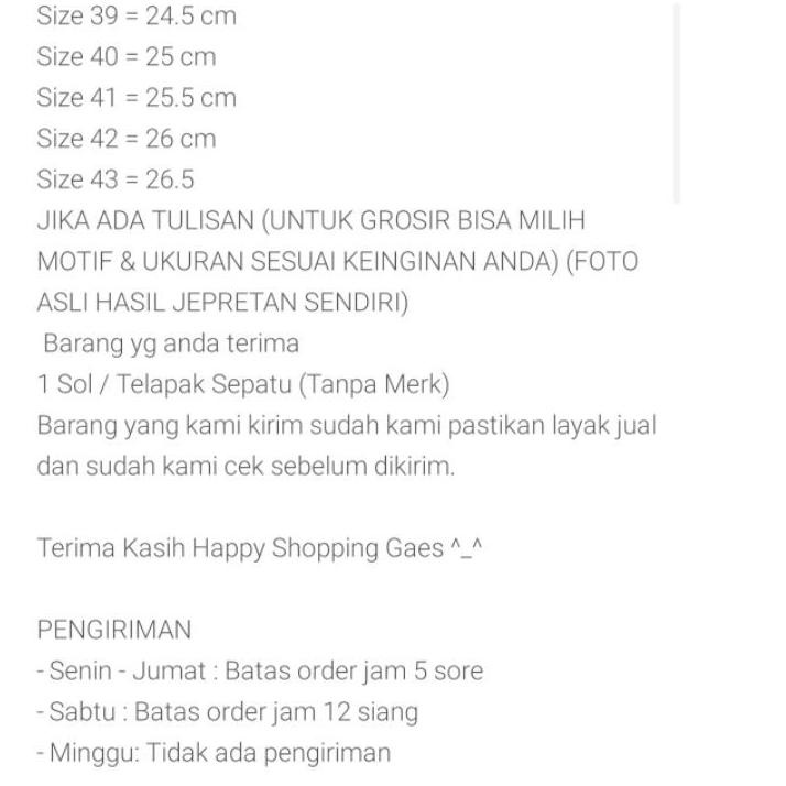 *BEST SELLER* OUTSOLE/SOLL FUTSAL SPECS GRAND ORI 2 WARNA ALAS SEPATU MURAH kwalitas oke