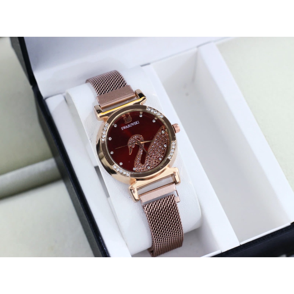 SALE!!!! Jam Tangan Wanita Rantai Pasir Tahan Air /motif Angsa