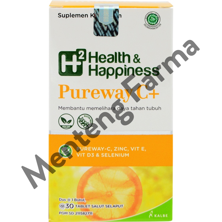 H2 Pureway C+ 30 Tablet - Suplemen Vitamin C Untuk Daya Tahan Tubuh