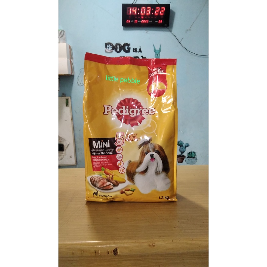 pedigree small breed small bites-makanan kering anjing ras kecil 1.3kg