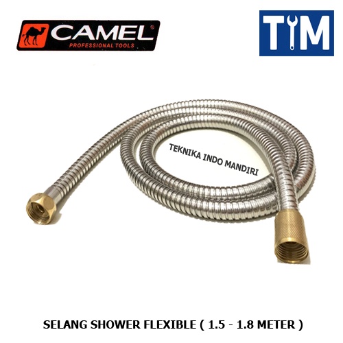 CAMEL Selang Shower Flexible Stainless ( 1.5 - 1.8 Meter ) / Shower Hose