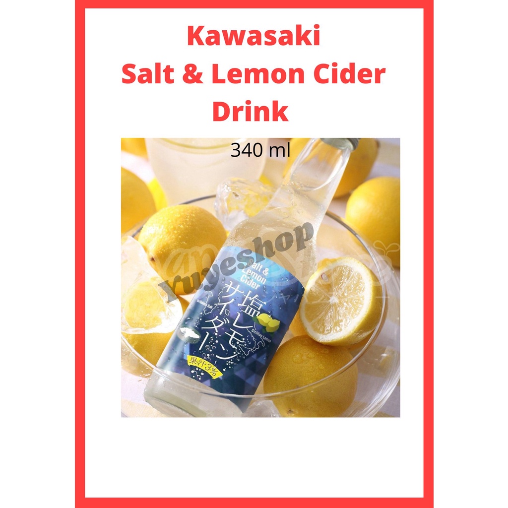 

Kawasaki Salt Lemon Cider Soda 340 ml