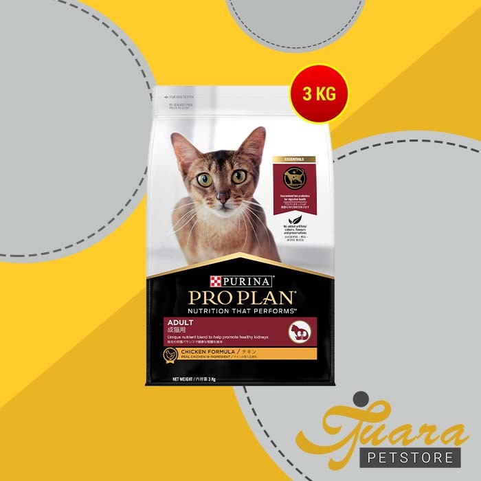 ProPlan Makanan Kucing Dewasa Adult Cat Food Chicken 3 Kg