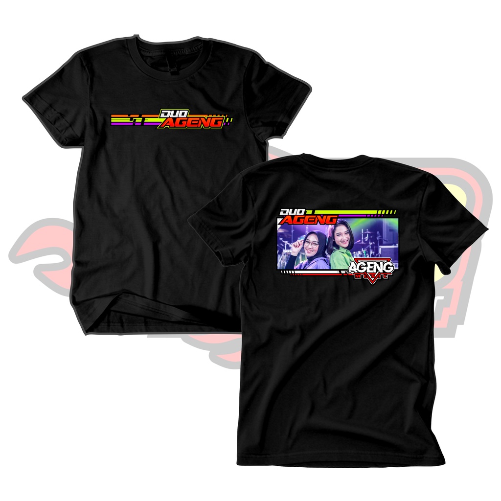 Kaos Duo Ageng Musik Ramayana Katun Combed Distro