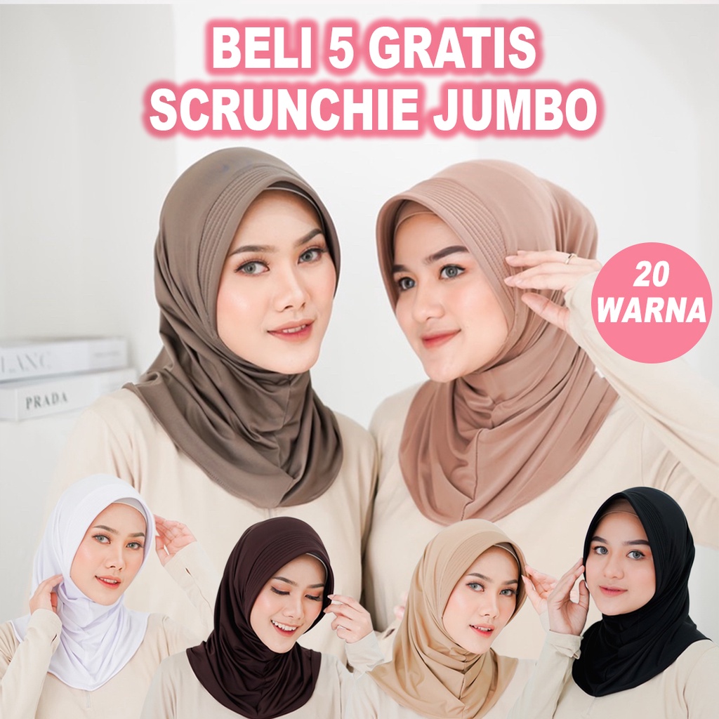 Jual Jilbab Sporty Hijab Instant Jilbab Volly Jilbab Instan Clemira