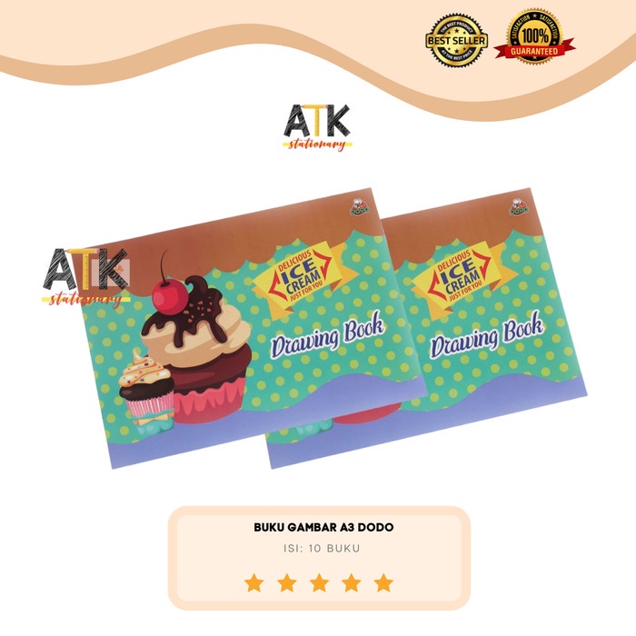 

Gaya Buku Gambar A3 Mirage Atk Trendi