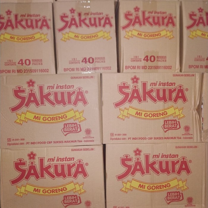 

TERBARU Mie Instant Sakura Goreng /dus