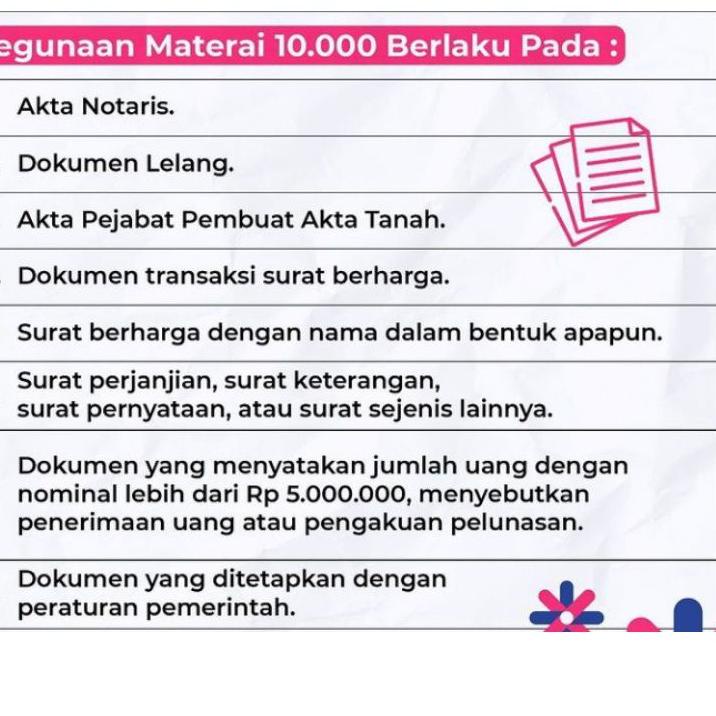

₦ Materai 10000 メ