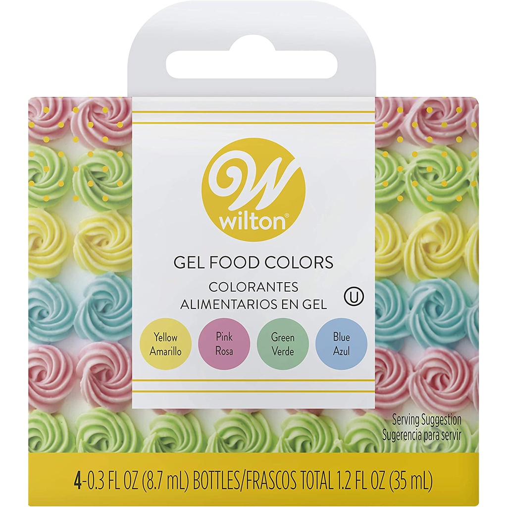 

WIlton Pastel Gel Food Color Set