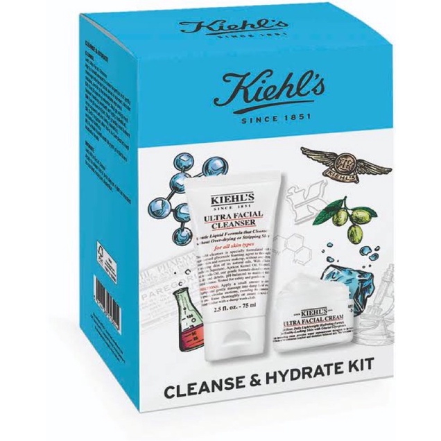 Kiehl’s Cleanse &amp; Hydrate Kit