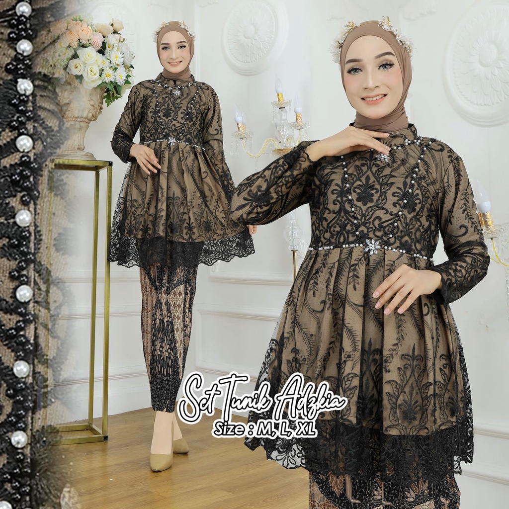 Jual Set Kebaya Modern/ Kebaya Mewah/ Kebaya Pesta/ Kebaya Kondangan ...