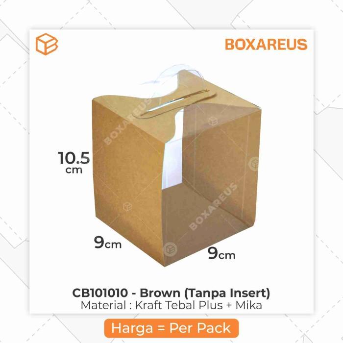 

Cb101010 Tanpa Insert | Cup Cake Box/ Clear Box/ Kotak/ Packaging 062