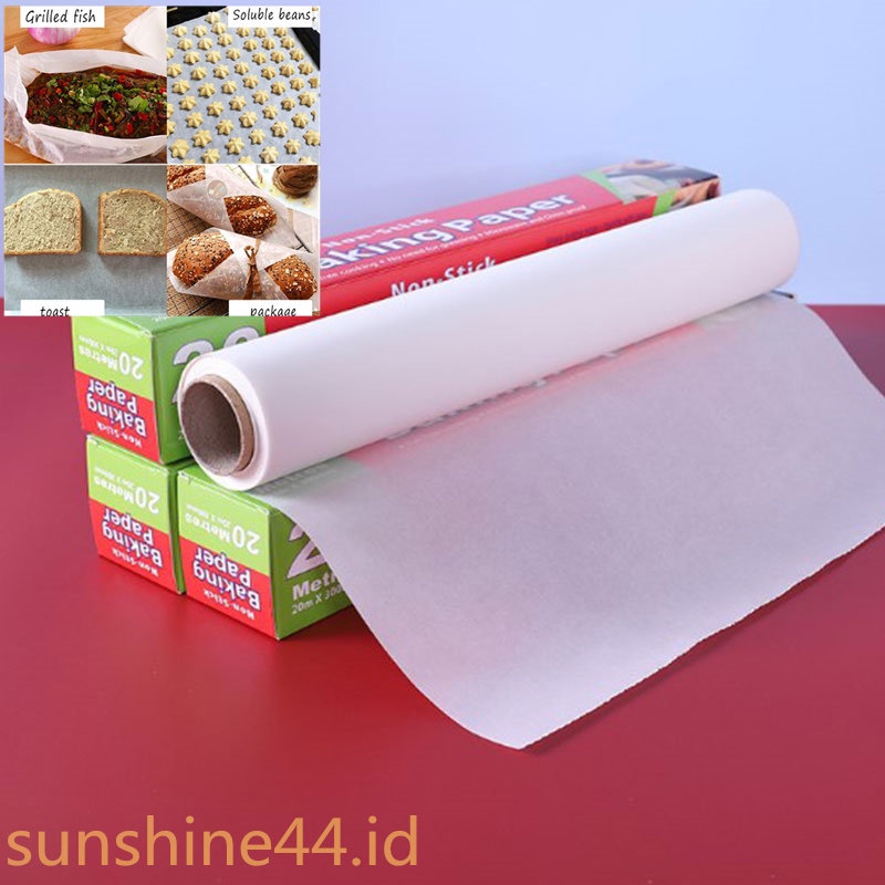 Sunshine Kertas Minyak Anti Lengket 20M Untuk Baking