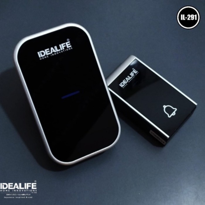 

Bel Pintu IDEALIFE IL 291 ORI / Bell Rumah Wireless Tanpa Kabel IL291