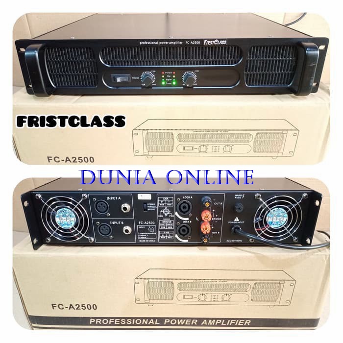 power ampli firstclass fca2500 amplifier power fc a2500 fca 2500