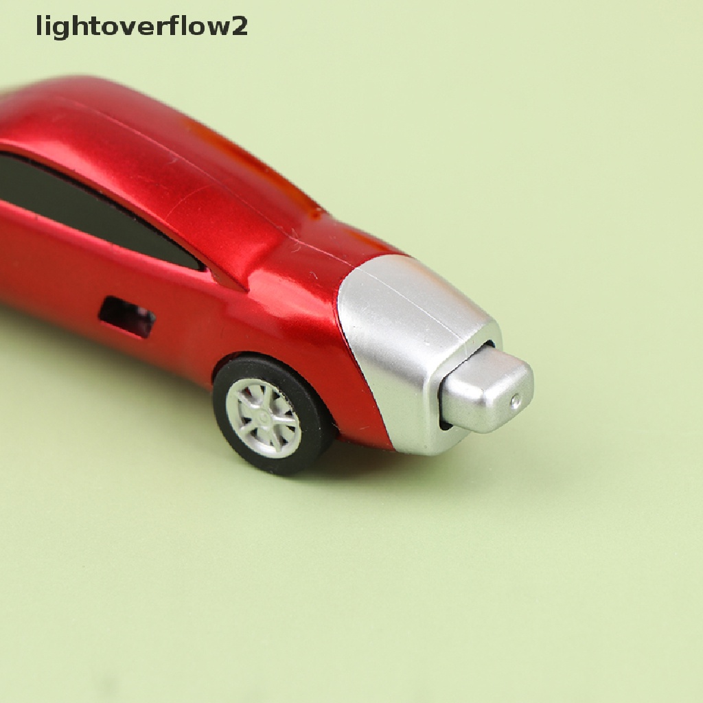 (lightoverflow2) 1pc Pulpen Bentuk Mobil Balap Portable