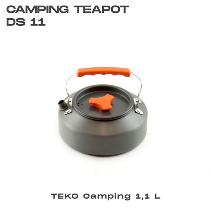 Teko Camping DS-11 Kap 1.1 L - Ketel Teko Camping Gunung - Ceret Mini - randoom
