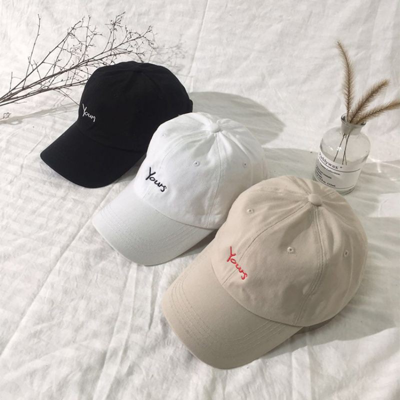 Topi Baseball Bordir Yours Unisex Remaja Dewasa Kualitas Distro Premium