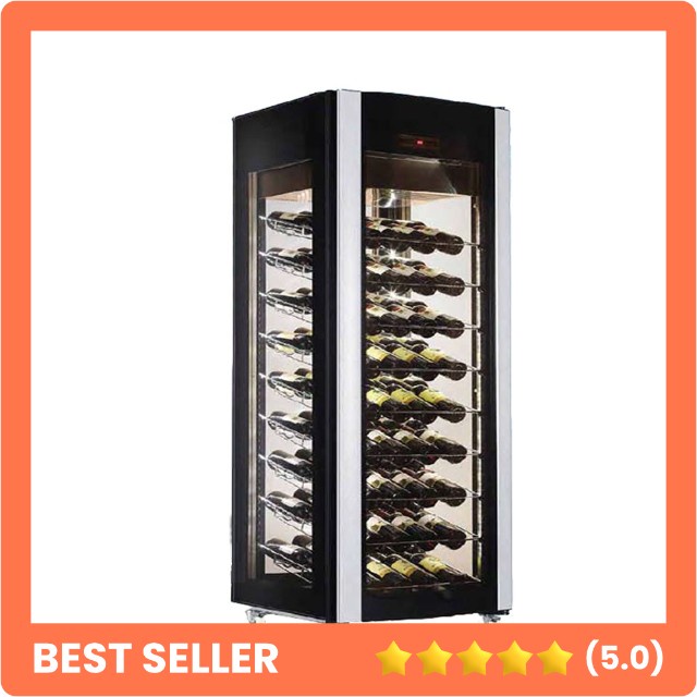 GETRA WINE COOLER GEA RT-400L-2 KULKAS WINE 9 RAK MINUMAN KAPASITAS 81 BOTOL MURAH PUSAT MESIN
