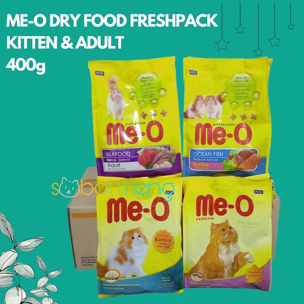 MEO KITTEN PERSIAN 400GR | MEO KITTEN OCEAN FISH 400GR | MEO FRESHPACK 400GR