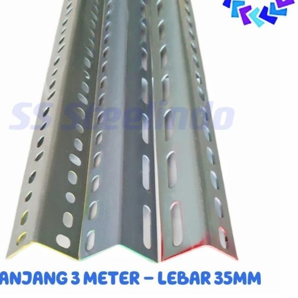 BESI SIKU LUBANG / BOLONG / RAK 3 METER - 1 MM