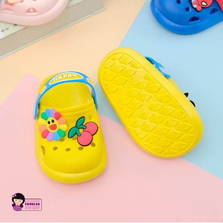 Chubby Glory SH2140N Sendal Bapao Sendal Slip On Karakter Kartun Sendal Anak Baim Baby Kartun Lucu Elastis Anti Slip Usia 1-6 Tahun Ukuran 21-31