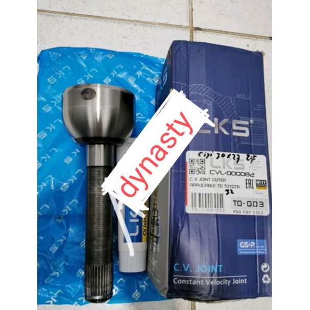 cv joint luar hardtop 2f as roda depan hardtop 2f merk LKS
