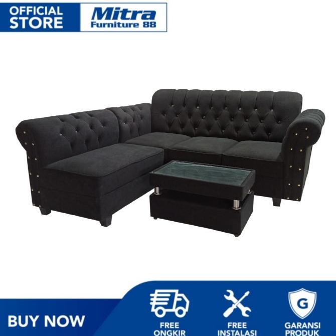 (FREE ONGKIR) SOFA L MINIMALIS PUTUS BLUDRU / SOFA L BLUDRU - VARIASI